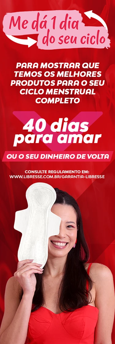 Banner promoção Mais um ciclo - Libresse, versão mobile